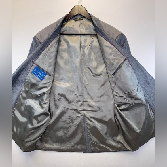 Larry Mahan’s Cowboy Collection vintage Western blazer sz 46L gray suede Cowboy - Picture 7 of 11